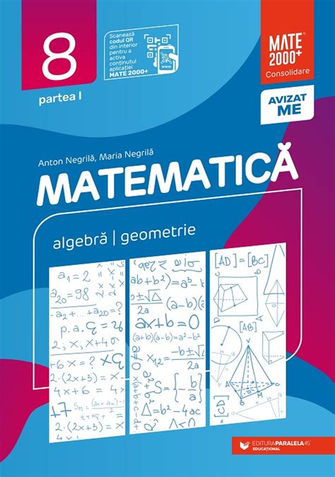 Matematica Algebra Geometrie Consolidare Clasa A Viii A Anton