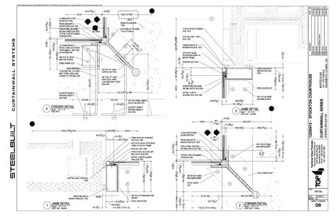 Glass Mullions Corner Plan Drawing Perez Toply1984