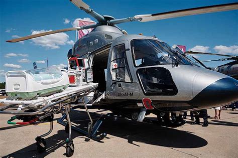 Rostec Entreg El Primer Lote De Helic Pteros Ansat Para Ambulancia