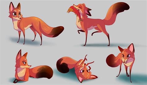 Concept Fox Lucía Fewords Fox Art Character Illustration Furry Art