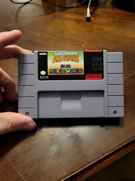 Super Mario All Stars And Super Mario World Super Nintendo Game