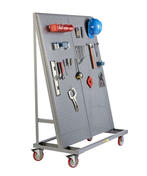 Mobile Pegboard A Frame 60” Tall Little Giant