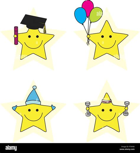 Cartoon Star Stock Vector Images Alamy