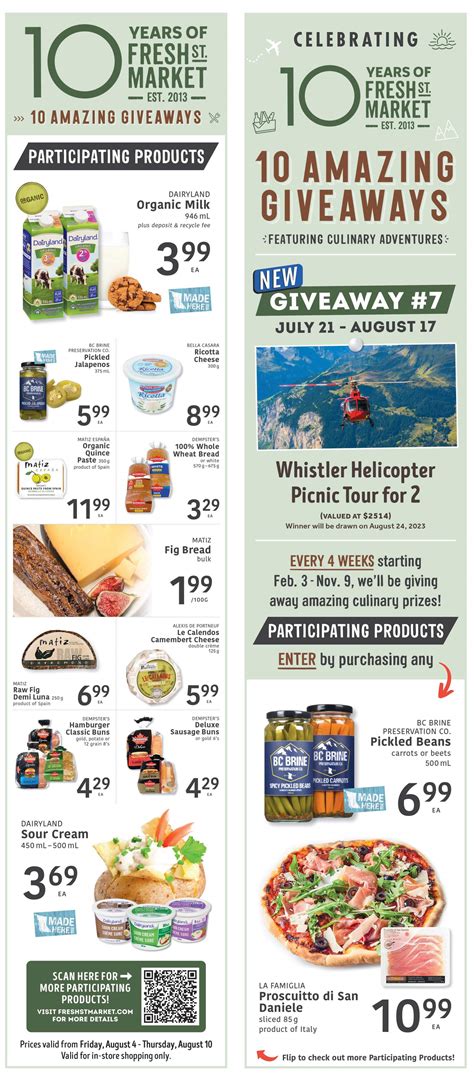 Fresh St Market Flyer August 4 To 10
