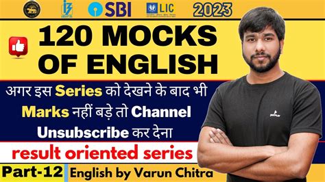 PracticeMock IBPS CLERK ENGLISH 2023 Live Mock 100 Accuracy English