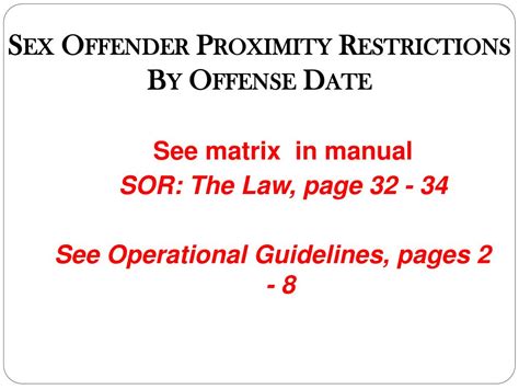 Ppt Law Enforcement Sex Offender Registration The Basics Powerpoint Presentation Id