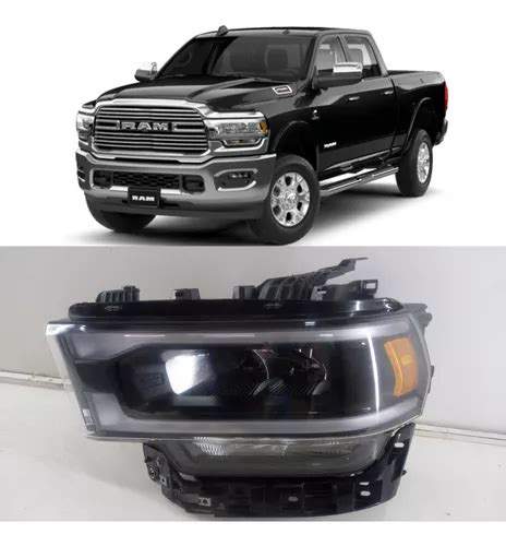 Farol Esquerdo Dodge Ram 2500 3500 Black 2019 A 2023 Parcelamento Sem