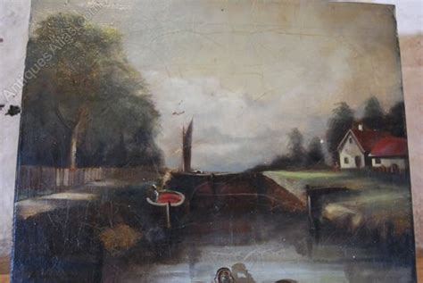 Antiques Atlas Antique Landscape Oil Painting