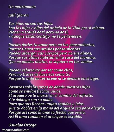 5 Mejores Poemas Sobre Matrimonio De Khalil Gibran Poemas Online