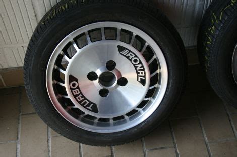 Ronal Turbo 7x15 et28 mit Gutachten und Brigestone Potenza : Biete