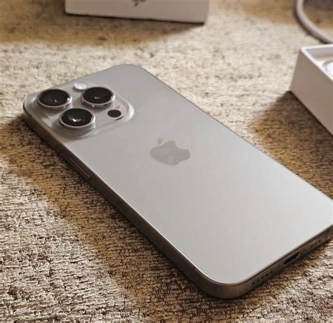 Natural titanium is such a beautiful colour. : r/iphone