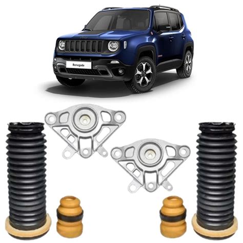 Kit Coxim Batente Amortecedor Traseiro Jeep Renegade No Shoptime