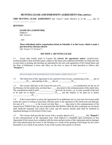 hunting leases oklahoma 4