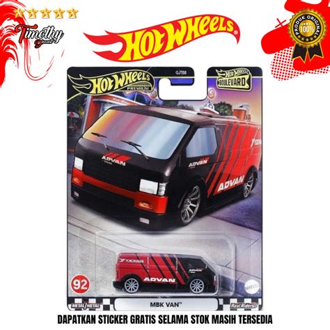 Jual Hot Wheels Premium Boulevard Box U Mbk Van Advan Yokohama Shopee Indonesia