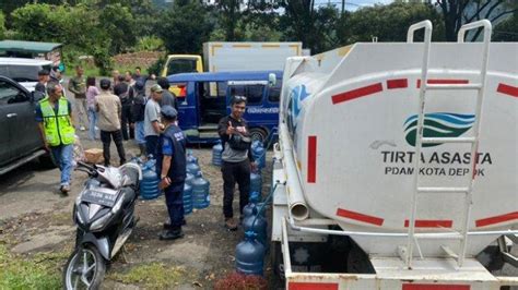 Pt Tirta Asasta Depok Bantu Air Bersih Di Lokasi Gempa Cianjur Pasang