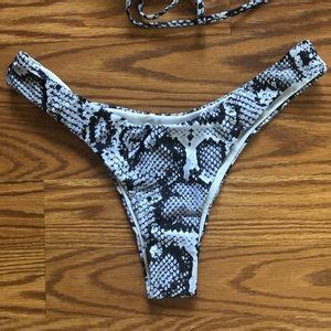 Swim Sexy Snakeskin Two Piece Bikini Set Poshmark
