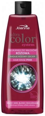 Joanna Ultra Color System Płukanka Do Włosów Różowa 150 ml Joanna