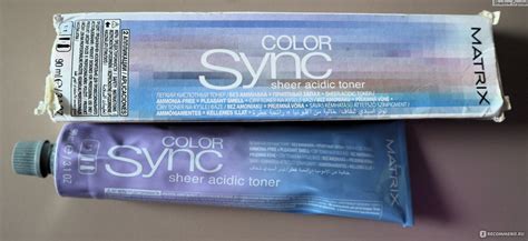 Тонирующий краситель для волос MATRIX COLOR SYNC SHEER ACIDIC ...