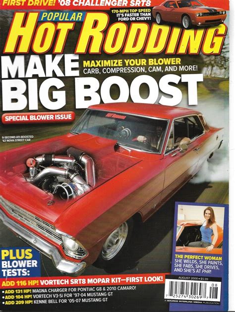 Popular Hot Rodding Aug Srt Chevelle Tested Pro Street Chevy Gto Jim