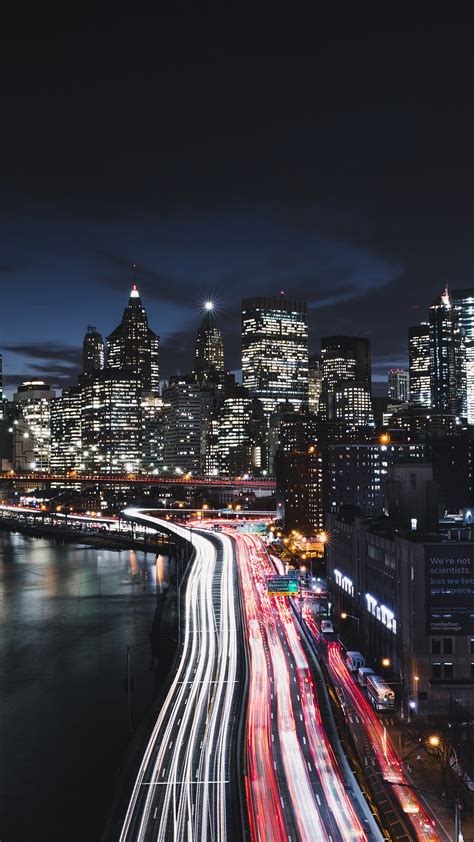 Manhattan New York City Night Cityscape 4K 8K Wallpapers | HD Wallpapers | ID #23702