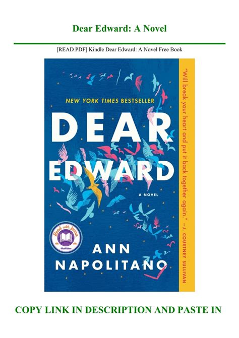 [READ PDF] Kindle Dear Edward A Novel Free Book