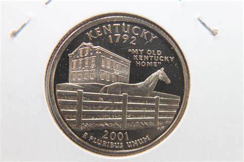proof kentucky state quarter