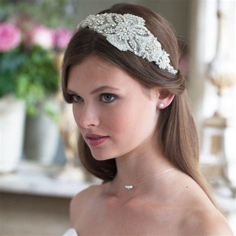 Laurel Beaded Crystal Floral Headpiece Floral Headpiece Headpiece