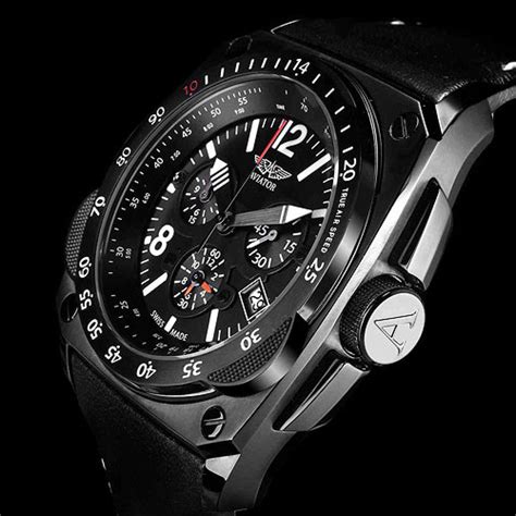 Обзор мужских часов Aviator MiG-29 Cockpit Chrono — блог AllTime.ru