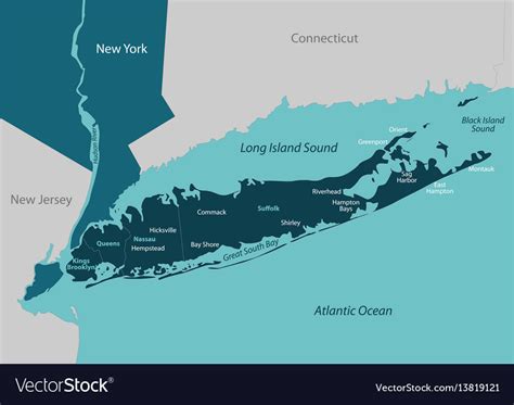 Printable Map Of Long Island Calendar Productivity Hacks