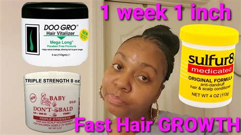 Update Inch Hair Growth In A Week With Doo Gro Sulfur Day