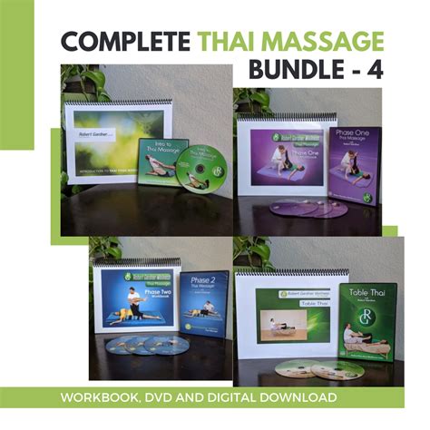 Complete Thai Massage Bundle 4 Workbooks 9 Dvds And Digital Downlo