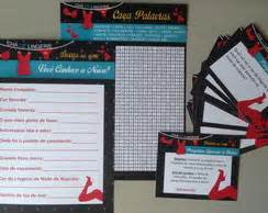 Kit de brincadeiras Chá de Lingerie no Elo Inventos em Eventos