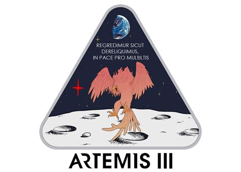 I made more Mission Patches for potential future Artemis missions. I