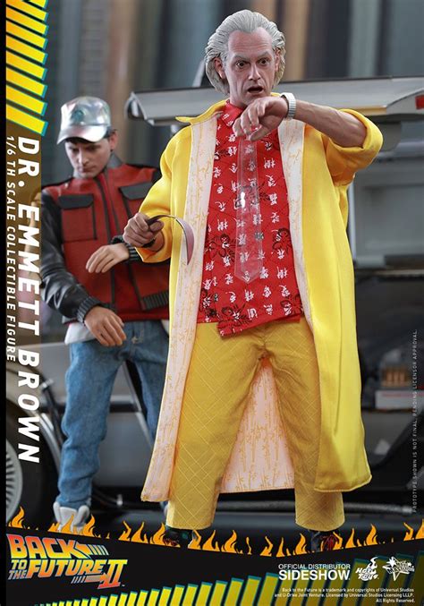 Back To The Future Dr Emmett Brown Sixth Scale Figure By Hot Back To The Future Hot Toys The