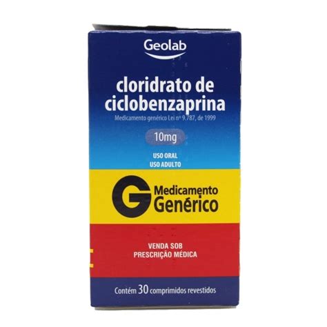 Para Que Serve O Ciclobenzaprina 10mg - CLOR CICLOBENZAPRINA 10MG 30COMP(60)