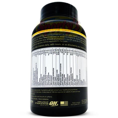 Optimum Nutrition Multivitamin and Mineral