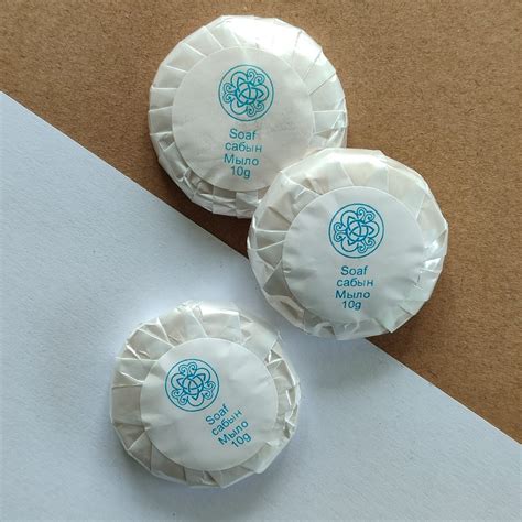 23-001, Мыло в плиссе с белой этикеткой 10г - Аксессуары для гостиниц ...