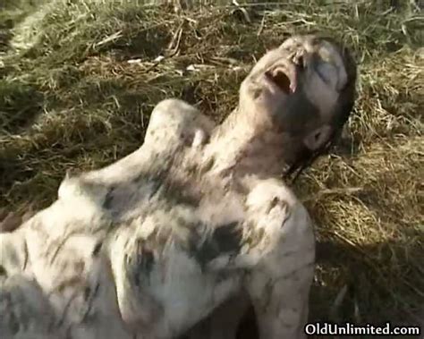 Horny Mature Housewife Covered With Mud Part2 At DrTuber