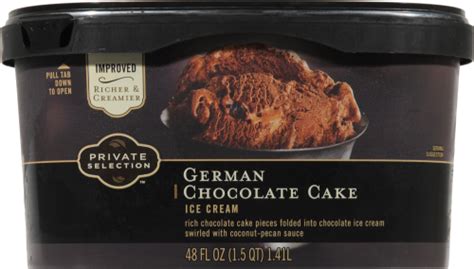 Private Selection German Chocolate Cake Ice Cream 48 Fl Oz Ralphs