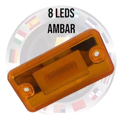 Plaf N Universal Con Bisel Cromado Led Gel V Ambar