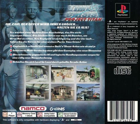 Time Crisis Project Titan Cover Or Packaging Material Mobygames