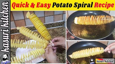 How To Make Quick And Easy Potato Spiral Recipe