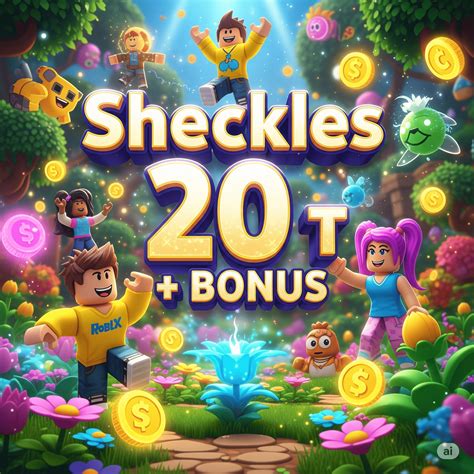 20 T Sheckles + Bonus Grow A Garden ( Cheap_Fast_Trusted) | Roblox | KALEOZ