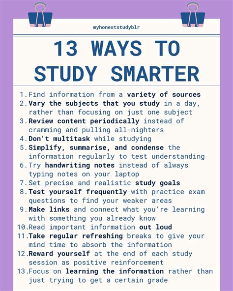 13 Ways to Study Smarter