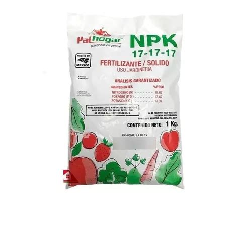 50 Kg Fertilizante Abono Triple 17 Para Cosecha De Maíz Envío gratis