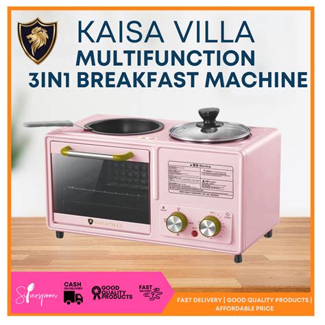 Kaisa Villa Multifunctional 3in Breakfast Machine Maker Bread Toaster