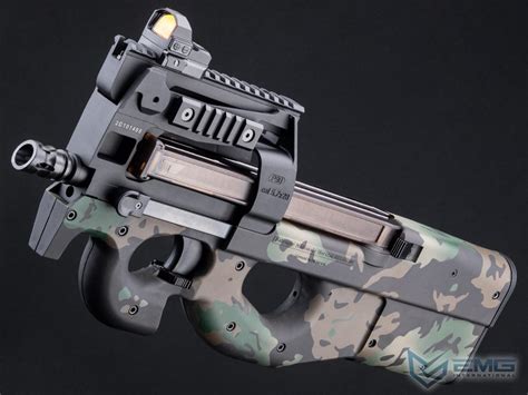 EMG / KRYTAC FN Herstal P90 Airsoft AEG Training Rifle Licensed by ...