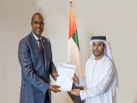 Uae Mofa Receives Credentials Copy From New Ambassador Of Rwanda