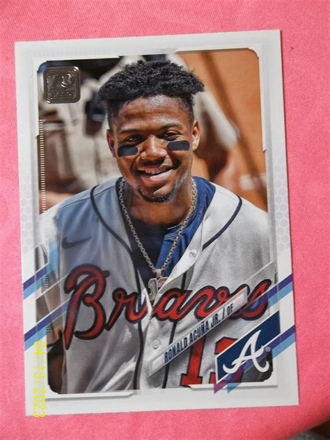 Ronald Acuna Jr 2021 Topps Update Image Variation US263 EBay