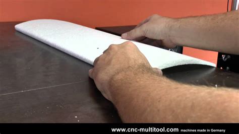 Cnc Hot Wire Foam Cutting Magnum Reloaded Part Wing Youtube